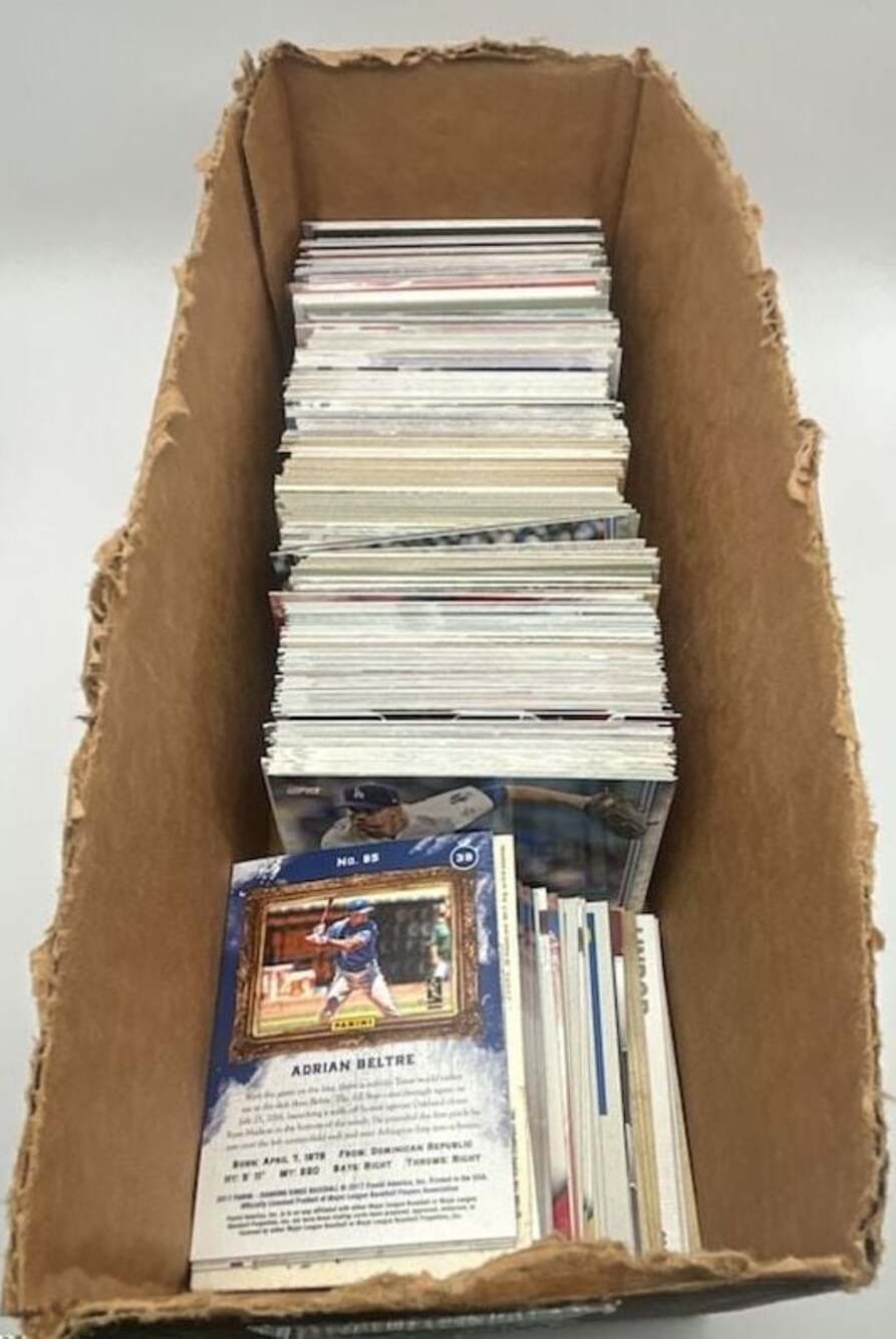 Mixed Lot of Assorted MLB Baseball Trading Cards Including Panini and Topps
